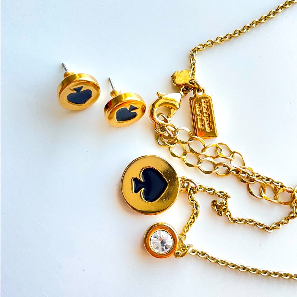 Kate Spade ♠️ necklace & earring set